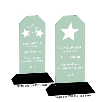 Rising Star - Acrylic Trophies - Click to enlarge