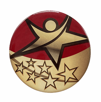 Rising Star - 2" Epoxy Insert - Click to enlarge