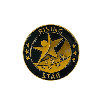 Rising Star Lapel Pin - Click to enlarge