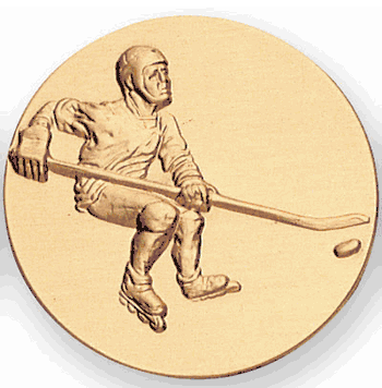 Roller Hockey Litho Medal Insert - Click to enlarge