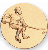 Roller Hockey Litho Medal Insert