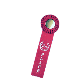 Rosette Ribbons - Single Streamer - Click to enlarge