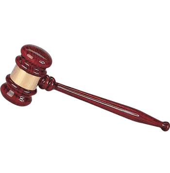Rosewood Gavel - Click to enlarge