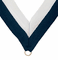 Neck Ribbon: Navy Blue/White - Item RX224 (+$0.50)