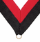 Neck Ribbon: Black/Red  - Item #RX227 (+$0.50)