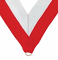 Neck Ribbon: Red/White - Item #RX230 (+$0.50)