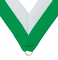 Neck Ribbon: Green/White - Item #RX243 (+$0.50)