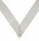 Neck Ribbon: Metallic Silver - Item #RX252 (+$0.50)