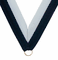 Neck Ribbon: Navy Blue/White - Item RY224 (+$0.50)