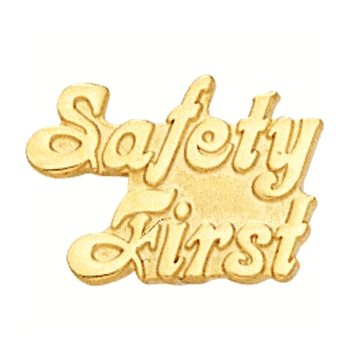 Safety First Pin - Click to enlarge