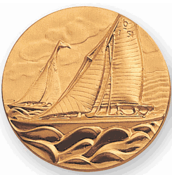 Sailing 6 Meter Litho Medal Insert - Click to enlarge