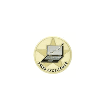 Sales Excellence Medal Insert (Etched) - Click to enlarge