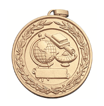 Scholastic Subject Medal with Front Imprint - Click to enlarge