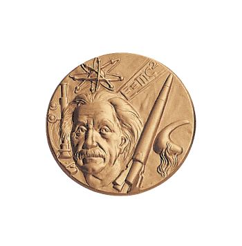 Science Einstein Litho Medal Insert - Click to enlarge