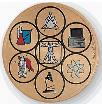 Science GENERAL Litho Medal Insert - Click to enlarge