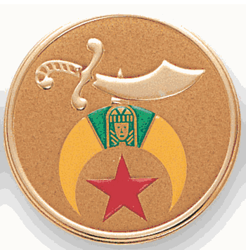 Shriner Litho Medal Insert - Click to enlarge