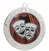Silver Drama Award Medal, 2 3/4"