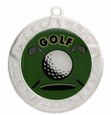 Silver Golf Medal, 2 3/4"