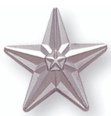 Silver Stars - 3/4 Inch