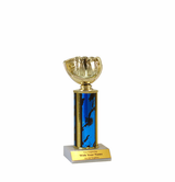 Single Column Baseball Glove Trophy