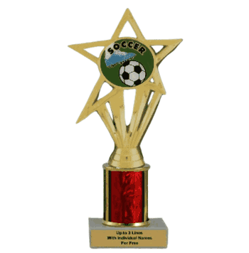 Single Column Budget Insert Trophy - Click to enlarge