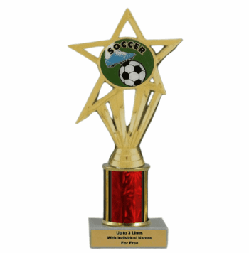 Single Column Budget Insert Trophy - Click to enlarge