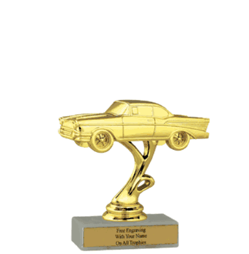 Single Column Budget Trophy - 57 Chevy - Click to enlarge