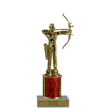 Single Column Budget Trophy - Archery - Click to enlarge
