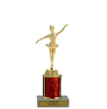 Ballet Single Column Trophy - Budget Series - Click to enlarge