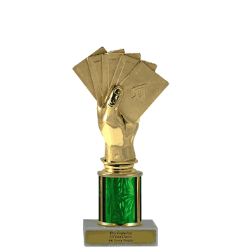 Single Column Budget Trophy - Cards - Click to enlarge