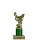 Single Column Budget Trophy - Chicken Figure