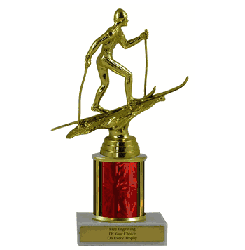 Single Column Budget Trophy - Cross Country Skiing - Click to enlarge
