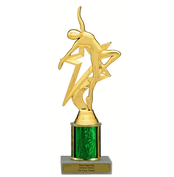 Single Column Budget Trophy - Dance - Click to enlarge