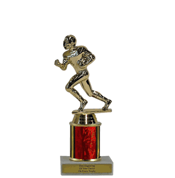 Football Single Column Trophy - Budget Series - Click to enlarge