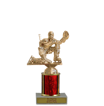 Single Column Budget Trophy - Goalie - Click to enlarge