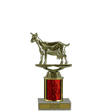 Single Column Budget Trophy - Goat - Click to enlarge