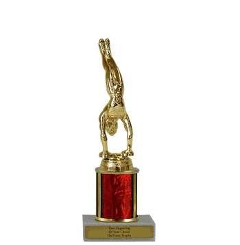 Single Column Budget Trophy - Gymnast Figure - Click to enlarge