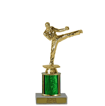 Single Column Budget Trophy - Karate - Click to enlarge