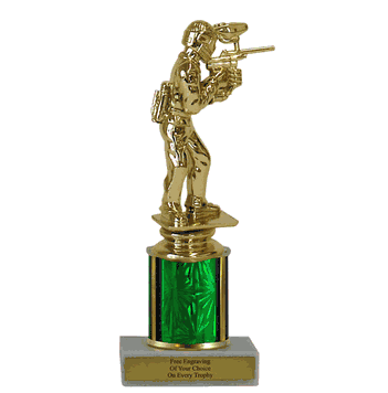 Single Column Budget Trophy - Paintball - Click to enlarge