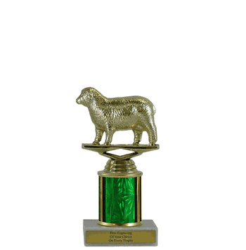 Single Column Budget Trophy - Sheep - Click to enlarge