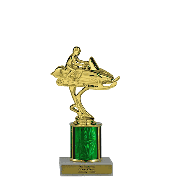 Single Column Budget Trophy - Snowmobile Figure - Click to enlarge