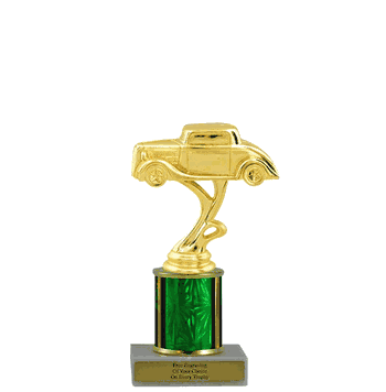 Single Column Budget Trophy - Street Rod - Click to enlarge
