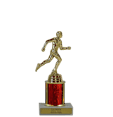 Track & Field Single Column Trophy - Budget Series