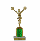 Single Column Cheerleading Trophy - Budget Series