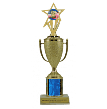 Single Column Cup & Insert Trophy - Citizenship - Click to enlarge