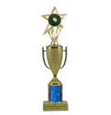 Single Column Cup & Insert Trophy - Golf