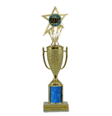 Single Column Cup & Insert Trophy - Great Job