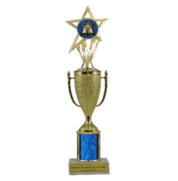 Single Column Cup & Insert Trophy - Honor Roll - Click to enlarge