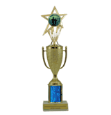 Single Column Cup & Insert Trophy - Marathon