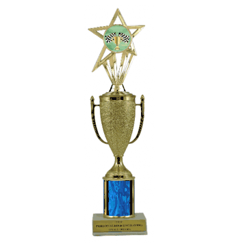 Single Column Cup & Insert Trophy - Racing - Click to enlarge